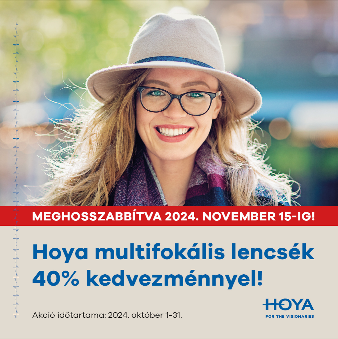 Hoya progresszív szemüveglencse kedvezménnyel